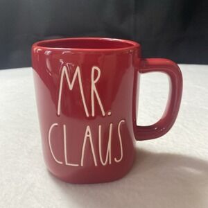 Rae Dunn Mrs. Claus Christmas Coffee Tea Mug Cup Red‎ Winter Santa 20 Oz